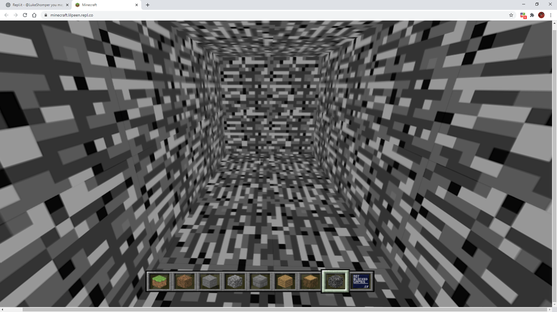 Minecraft in JavaScript - Replit