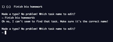 11) Typo editing task