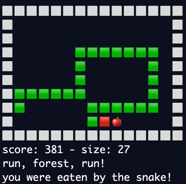 Java snake game 🐍 