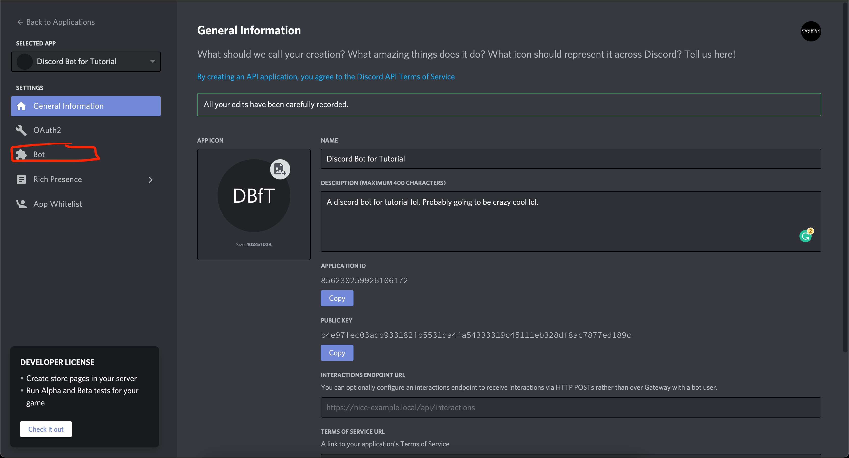Discord bot in Python! - Replit