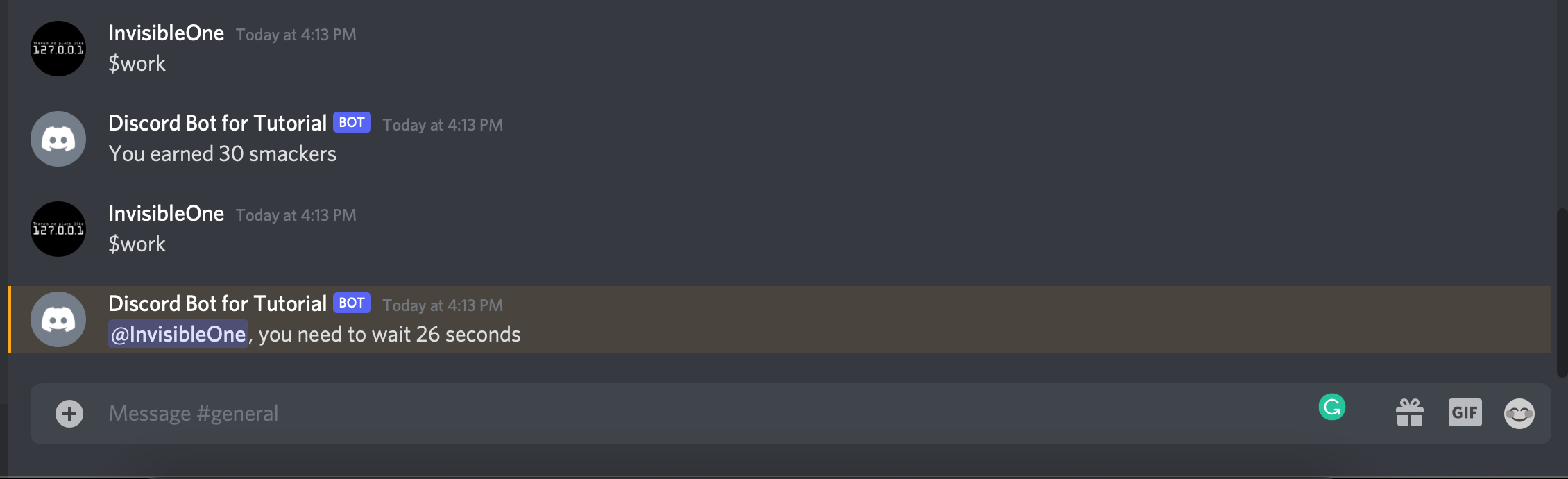 So I made my Discord bot a command that sends disguised rickrolls