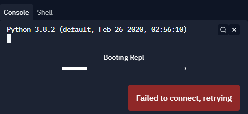 Replit failing to load