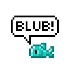 pixel-cute-fish-says-blub-8-bit-vector-23762539