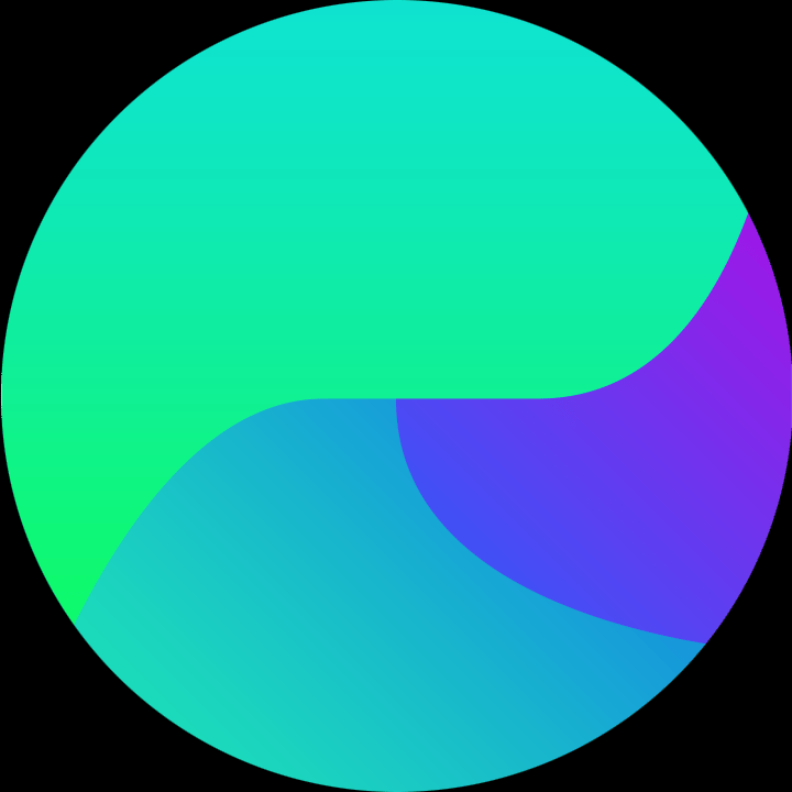 wave logo circle