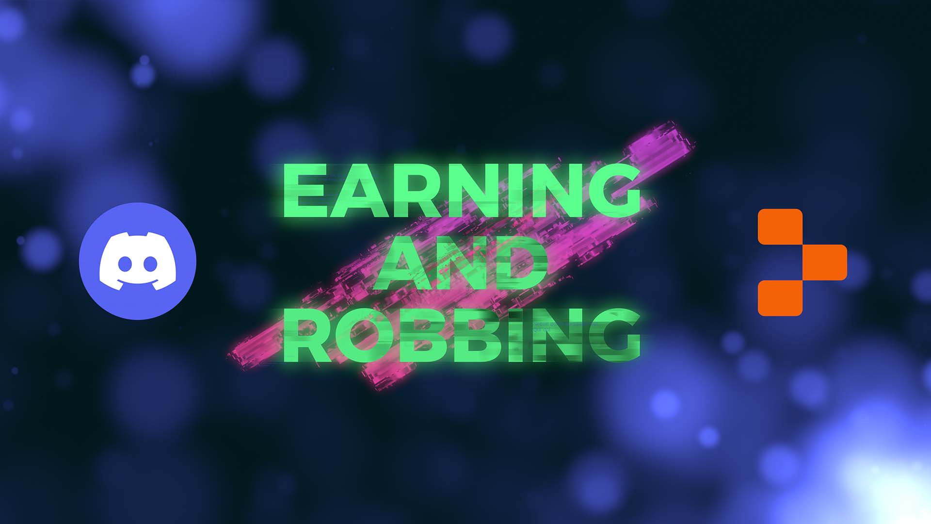 A title showing us that Earning and Robbing commands will be part of this video