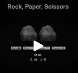 Rock, Paper, Scissors, with Quart