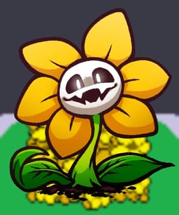 Escape Flowey The Glitched Flower!