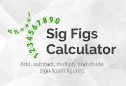 Sig Fig Calculator