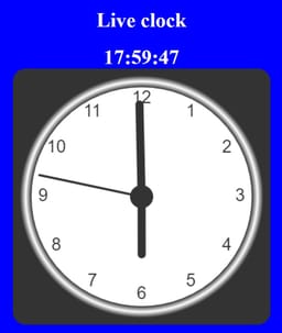 Live Clock