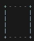 ASCII Squares on Demand