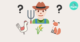Fox , Chicken and grain puzzle