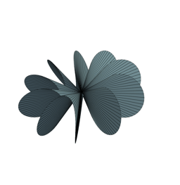 “flower” mesh in Python