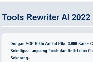 Rewrite Article AI