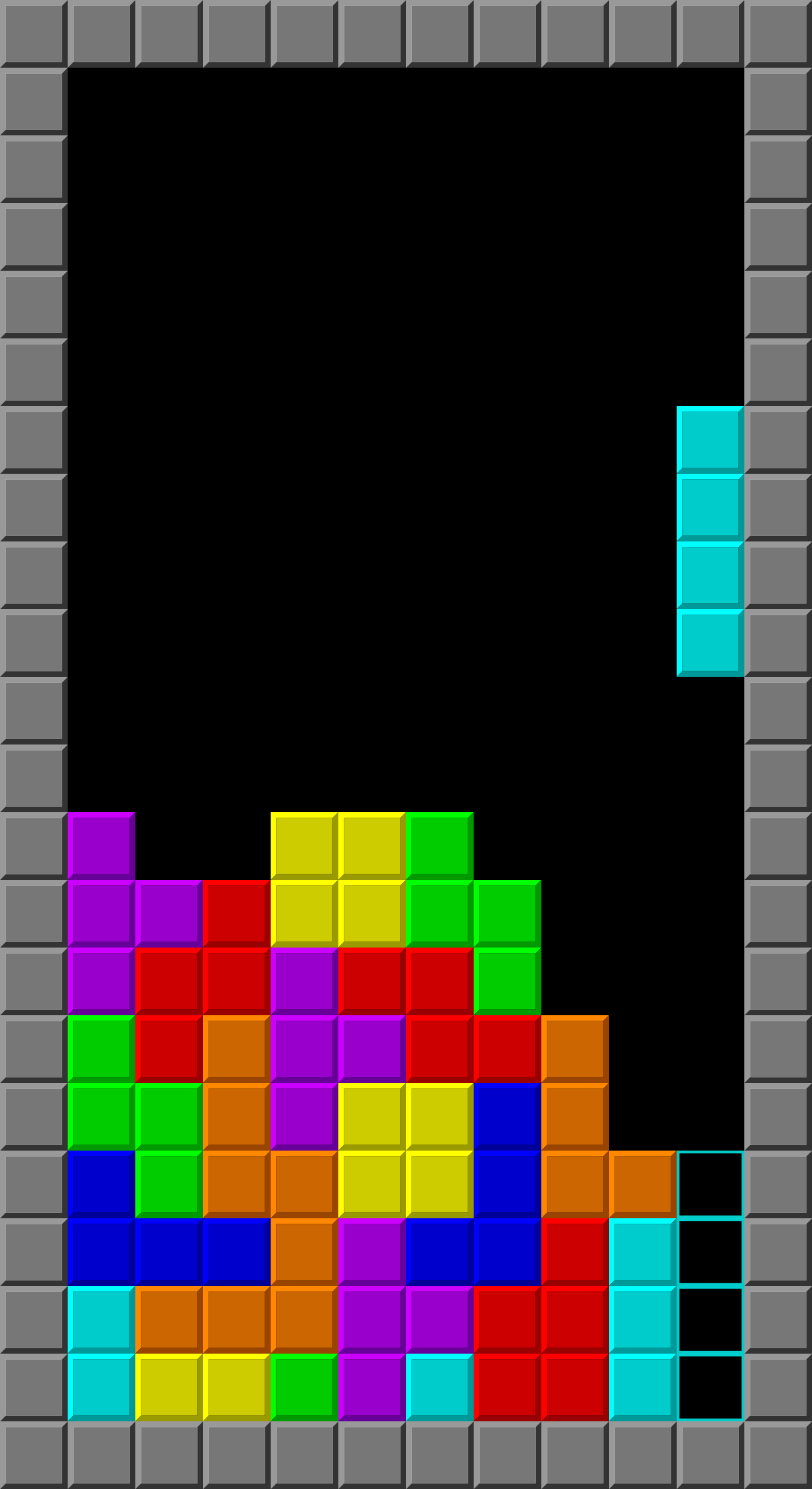 Tetris - Scuffed Python Edition