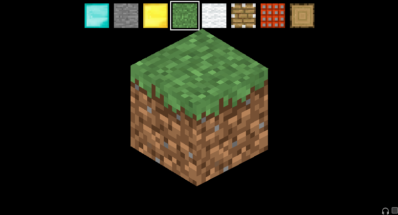 3D Minecraft Block