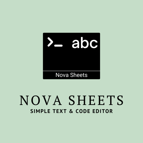 Nova Sheets