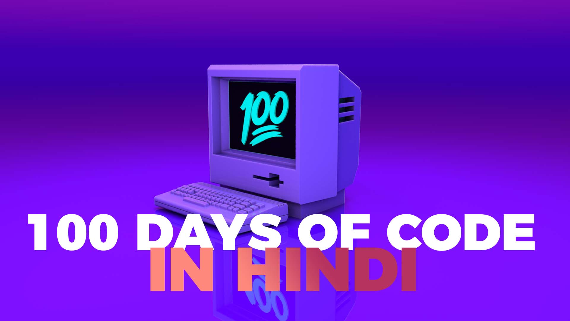 cover image for the 100 Days of Code (Hindi) - Python Course course
