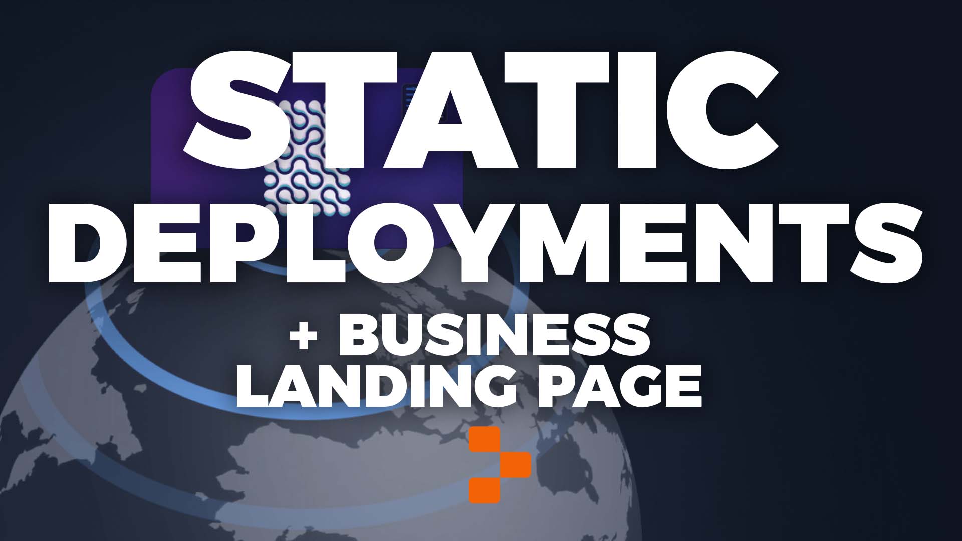 cover image for the Static Deployments + Business Landing Page course