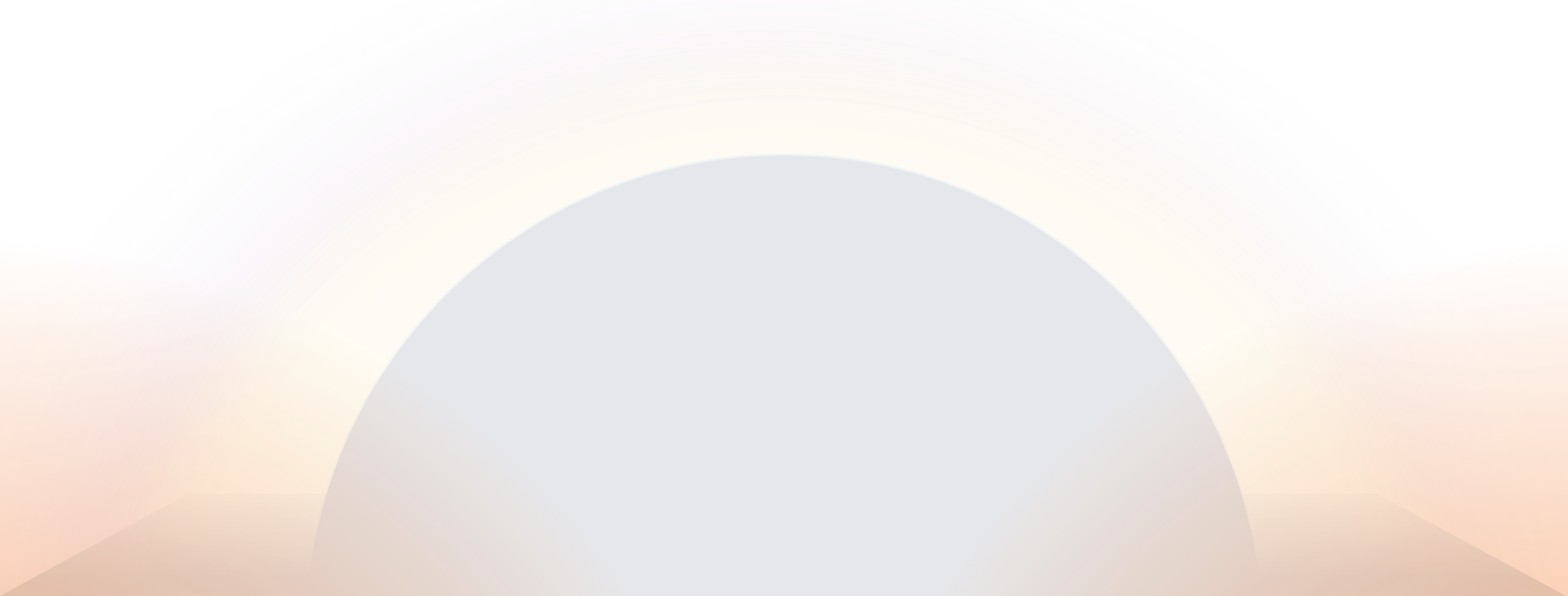 A glowing, planet-like orb peeking over a horizon.